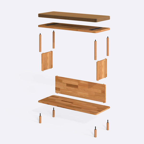 Gerel Bench – 39" x 15" (100 x 38 cm)