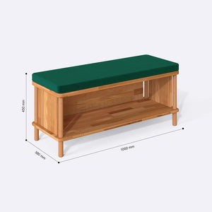 Gerel Bench – 39" x 15" (100 x 38 cm)