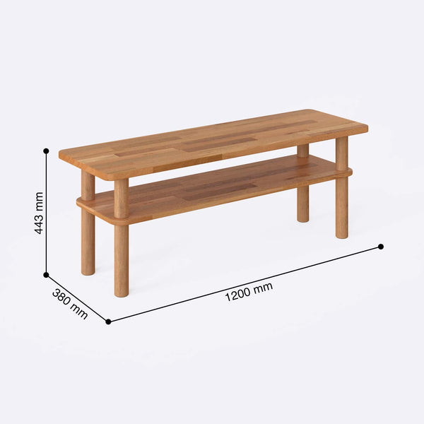 Gron Coffee Table – 47" x 15" (120 x 38 cm)