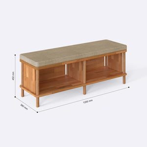 Gerel Bench – 47" x 15" (120 x 38 cm)