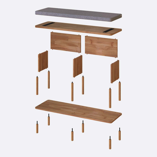 Gerel Bench – 47" x 15" (120 x 38 cm)