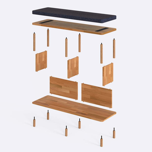 Gerel Bench – 47" x 15" (120 x 38 cm)