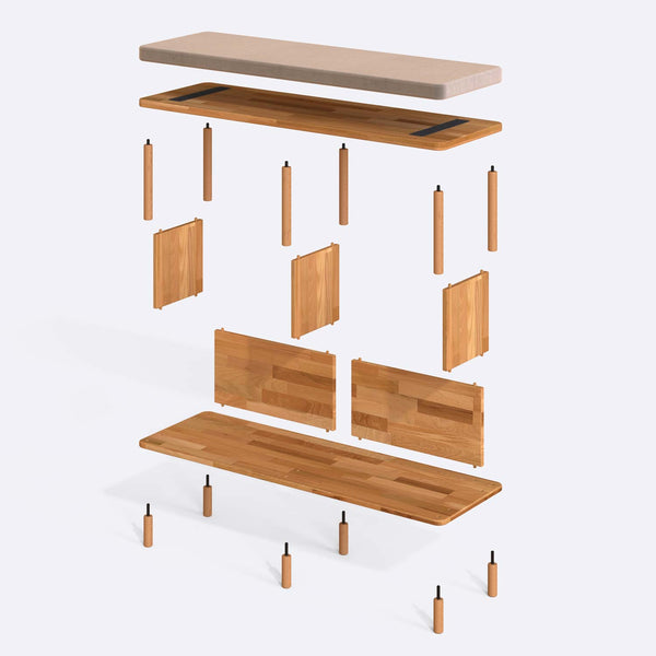 Gerel Bench – 47" x 15" (120 x 38 cm)