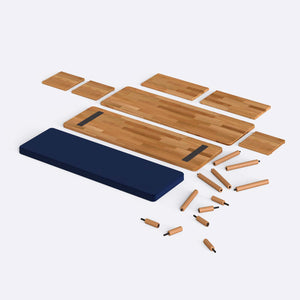 Gerel Bench – 47" x 15" (120 x 38 cm)