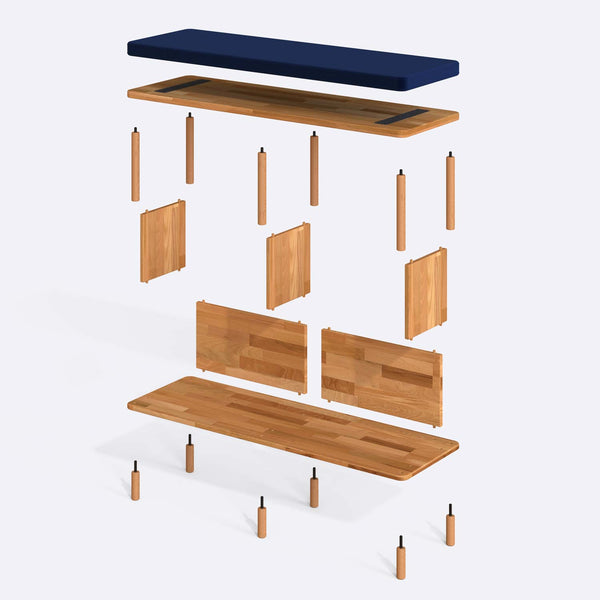 Gerel Bench – 47" x 15" (120 x 38 cm)