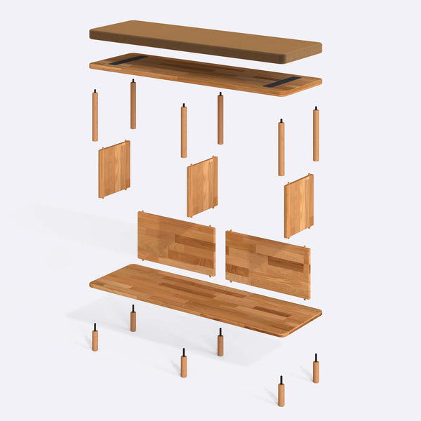 Gerel Bench – 47" x 15" (120 x 38 cm)