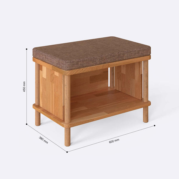 Gerel Bench – 24" x 15" (60 x 38 cm)