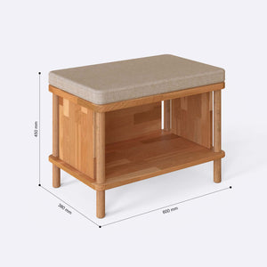 Gerel Bench – 24" x 15" (60 x 38 cm)