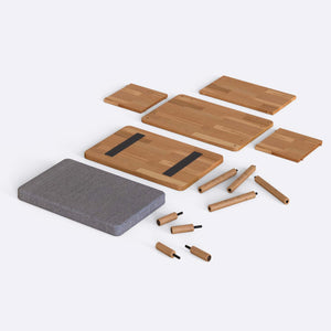 Gerel Bench – 24" x 15" (60 x 38 cm)