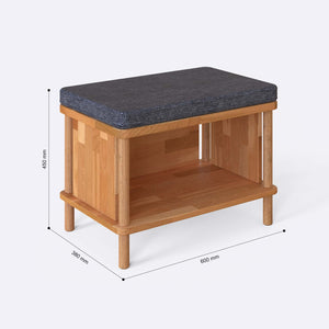 Gerel Bench – 24" x 15" (60 x 38 cm)