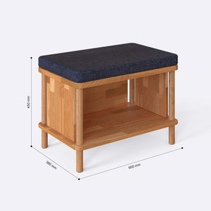 Gerel Bench – 24" x 15" (60 x 38 cm)