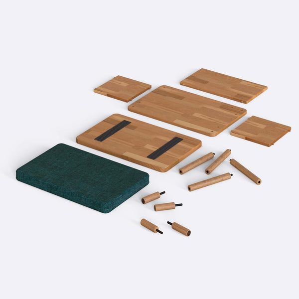 Gerel Bench – 24" x 15" (60 x 38 cm)