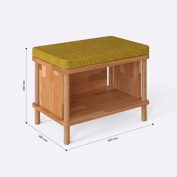 Gerel Bench – 24" x 15" (60 x 38 cm)