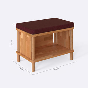 Gerel Bench – 24" x 15" (60 x 38 cm)