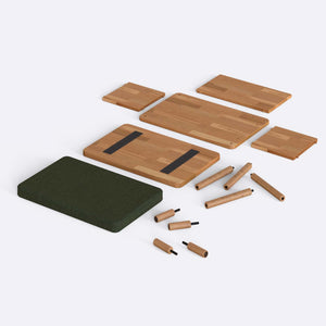 Gerel Bench – 24" x 15" (60 x 38 cm)