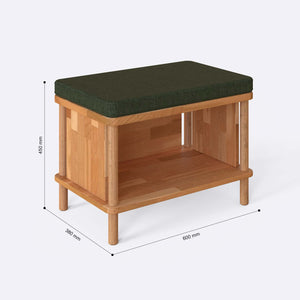 Gerel Bench – 24" x 15" (60 x 38 cm)