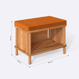 Gerel Bench – 24" x 15" (60 x 38 cm)