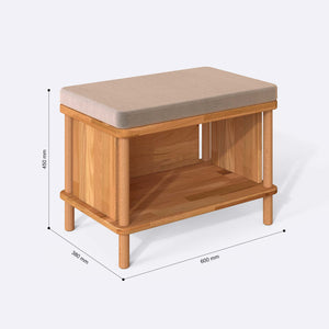 Gerel Bench – 24" x 15" (60 x 38 cm)