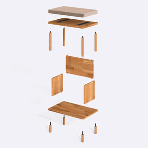 Gerel Bench – 24" x 15" (60 x 38 cm)