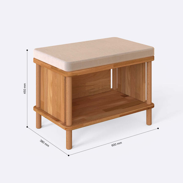 Gerel Bench – 24" x 15" (60 x 38 cm)