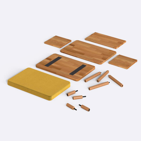 Gerel Bench – 24" x 15" (60 x 38 cm)