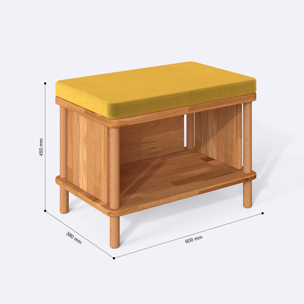 Gerel Bench – 24" x 15" (60 x 38 cm)