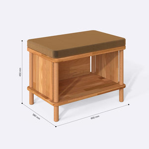 Gerel Bench – 24" x 15" (60 x 38 cm)