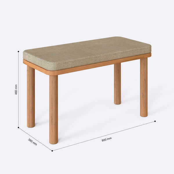 Dorrin Bench – 31" x 15" (80 x 38 cm)