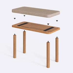 Dorrin Bench – 31" x 15" (80 x 38 cm)