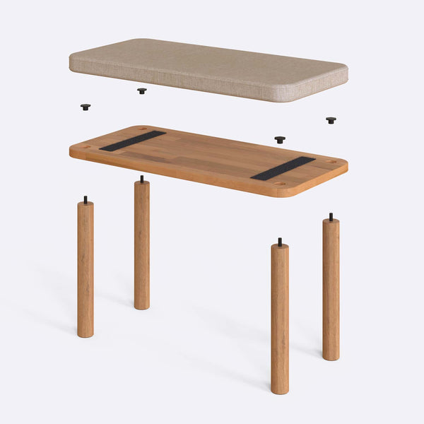 Dorrin Bench – 31" x 15" (80 x 38 cm)