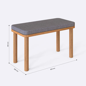 Dorrin Bench – 31" x 15" (80 x 38 cm)
