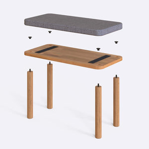 Dorrin Bench – 31" x 15" (80 x 38 cm)