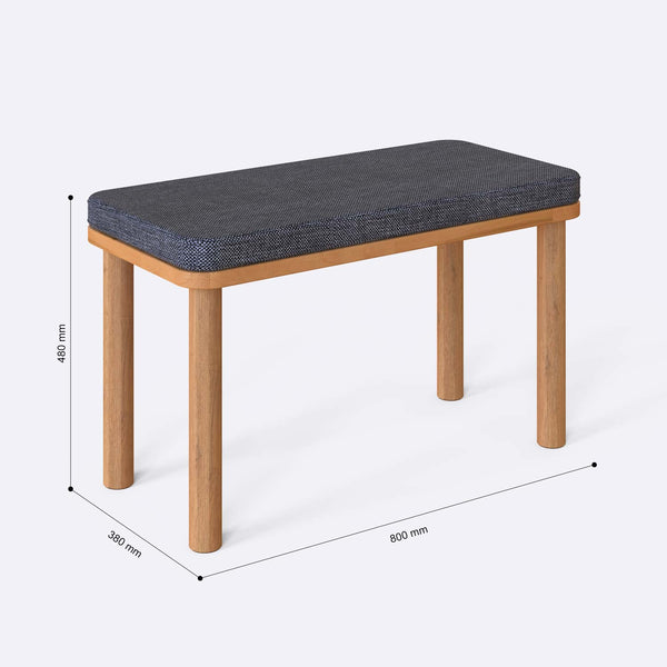 Dorrin Bench – 31" x 15" (80 x 38 cm)