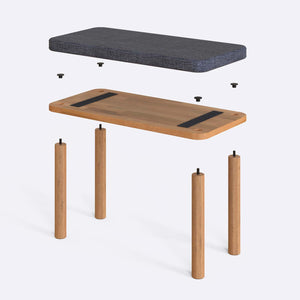 Dorrin Bench – 31" x 15" (80 x 38 cm)