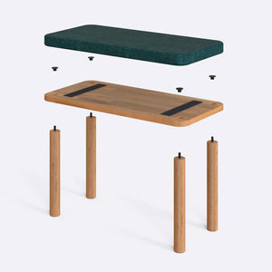 Dorrin Bench – 31" x 15" (80 x 38 cm)