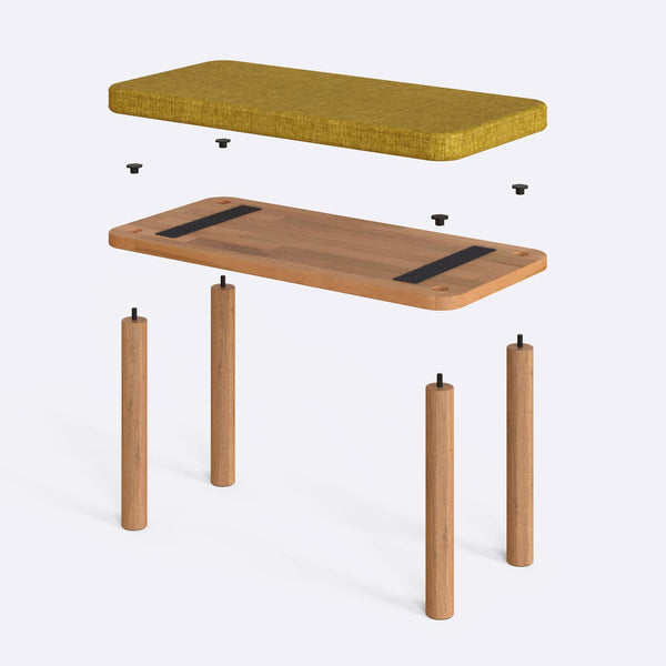 Dorrin Bench – 31" x 15" (80 x 38 cm)