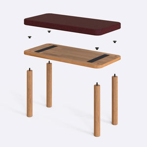 Dorrin Bench – 31" x 15" (80 x 38 cm)