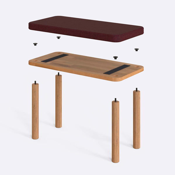 Dorrin Bench – 31" x 15" (80 x 38 cm)