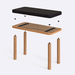 Dorrin Bench – 31" x 15" (80 x 38 cm)