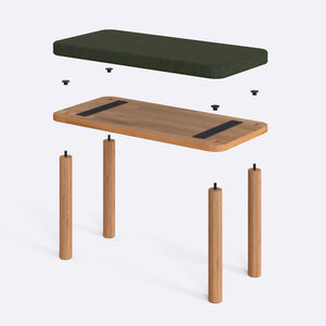 Dorrin Bench – 31" x 15" (80 x 38 cm)