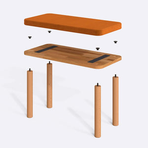 Dorrin Bench – 31" x 15" (80 x 38 cm)