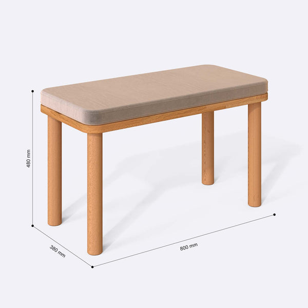 Dorrin Bench – 31" x 15" (80 x 38 cm)