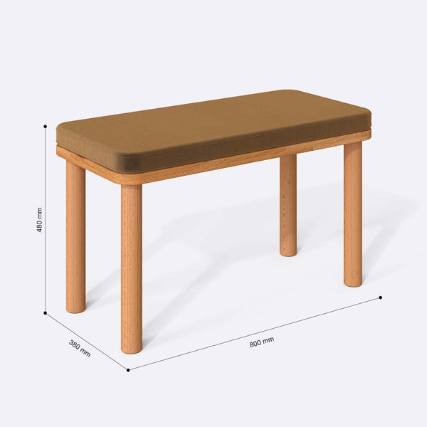Dorrin Bench – 31" x 15" (80 x 38 cm)