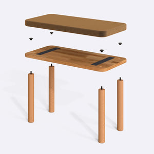 Dorrin Bench – 31" x 15" (80 x 38 cm)