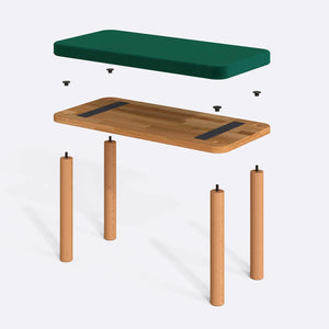 Dorrin Bench – 31" x 15" (80 x 38 cm)