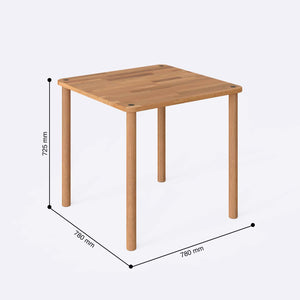 Gisa Dining Table – 31" x 31" (78 x 78 cm)