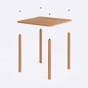 Gisa Dining Table – 31" x 31" (78 x 78 cm)