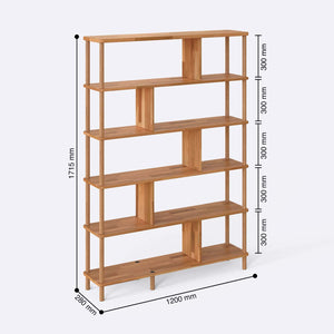 Netu 6 Bookcase – 47" x 11" (120 x 28 cm)