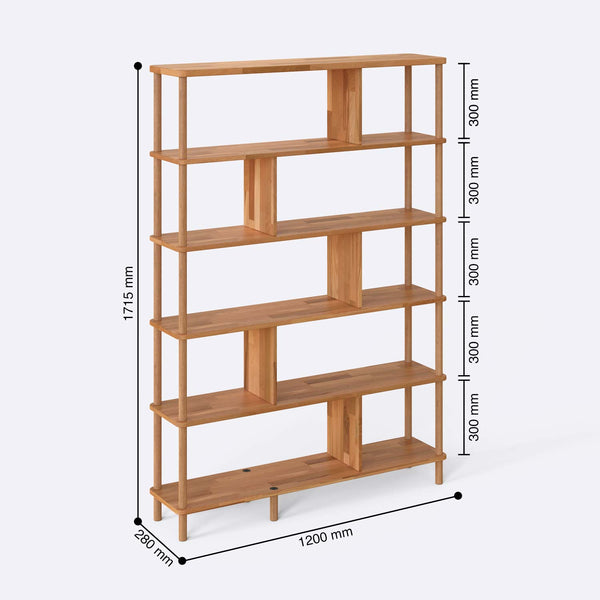 Netu 6 Bookcase – 47" x 11" (120 x 28 cm)