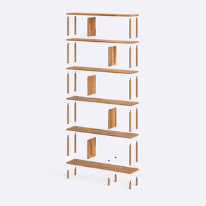 Netu 6 Bookcase – 47" x 11" (120 x 28 cm)